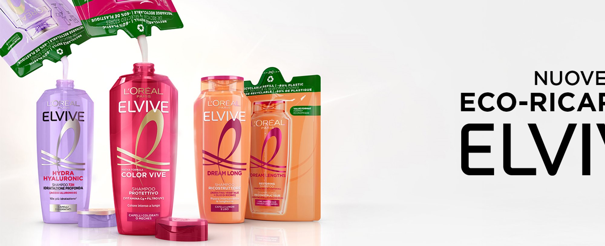 250525 HAIRCARE ELVIVE REFILL BANNER SITO 2000x600px V1 B1