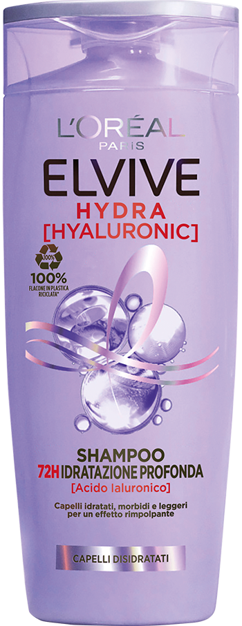 Champú con ácido hialurónico Elvive Hydra Hyaluronic de 400 ml de L'Oreal