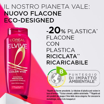 250169 HC ELV CV BANNER SITO Shampoo Nuovo Flacone Eco 500x500px V4 B1