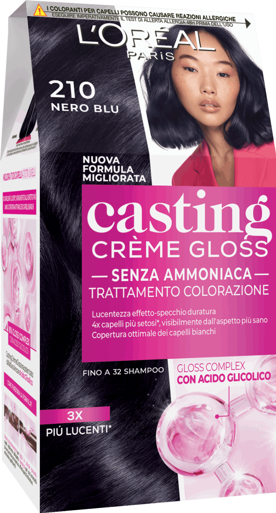 CASTING CREME GLOSS 210 Nero Blu