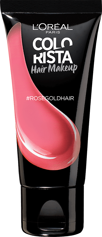 Packshot Colorazione capelli temporanea Colorista Hair Makeup Rose Gold