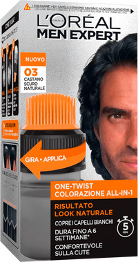 ONE TWIST MEN EXPERT CASTANO NERO NATURALE