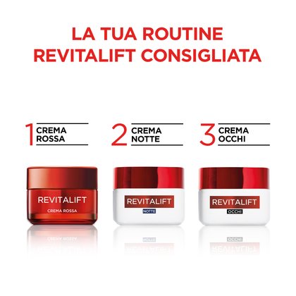 Crema rossa energizzante Revitalift Barattolo aperto