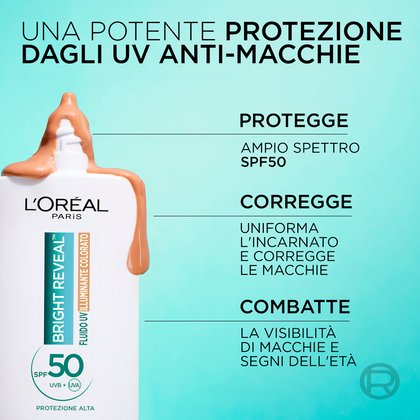 Fluido UV SPF50 Anti Macchie Colorato 50 Medium Pt02